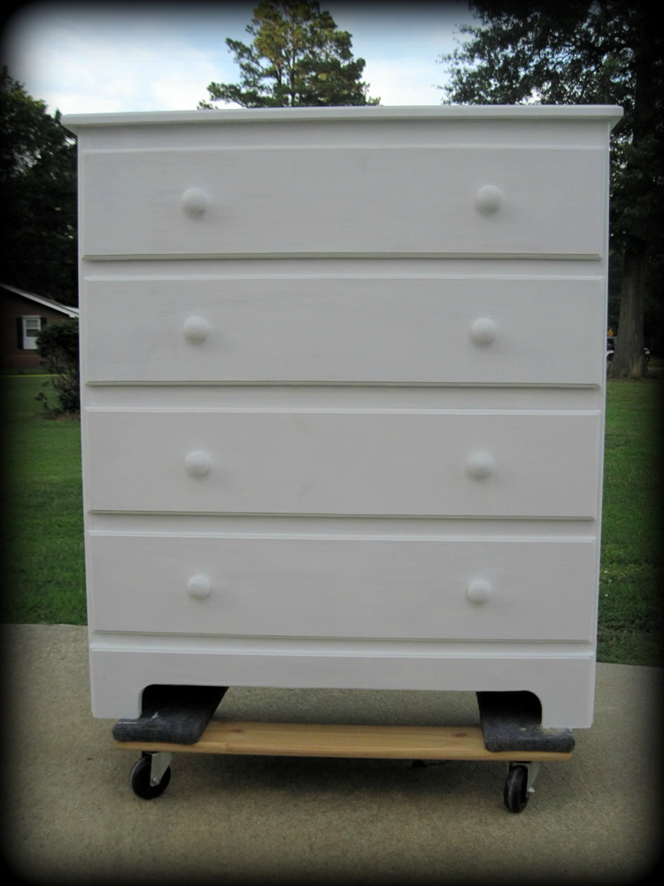 Custom 4-Drawer Dresser 1 - Front Full View