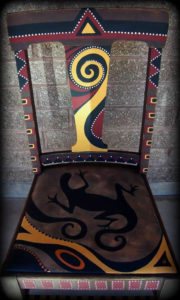 Southwestern Memories Chair - hand painted chairs