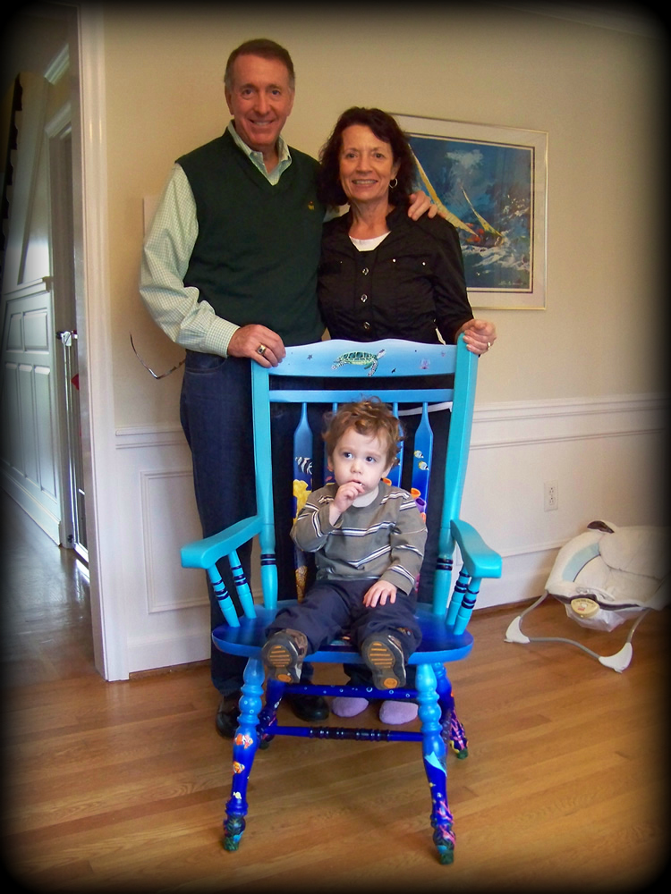Tropical Reef Chair Delivered