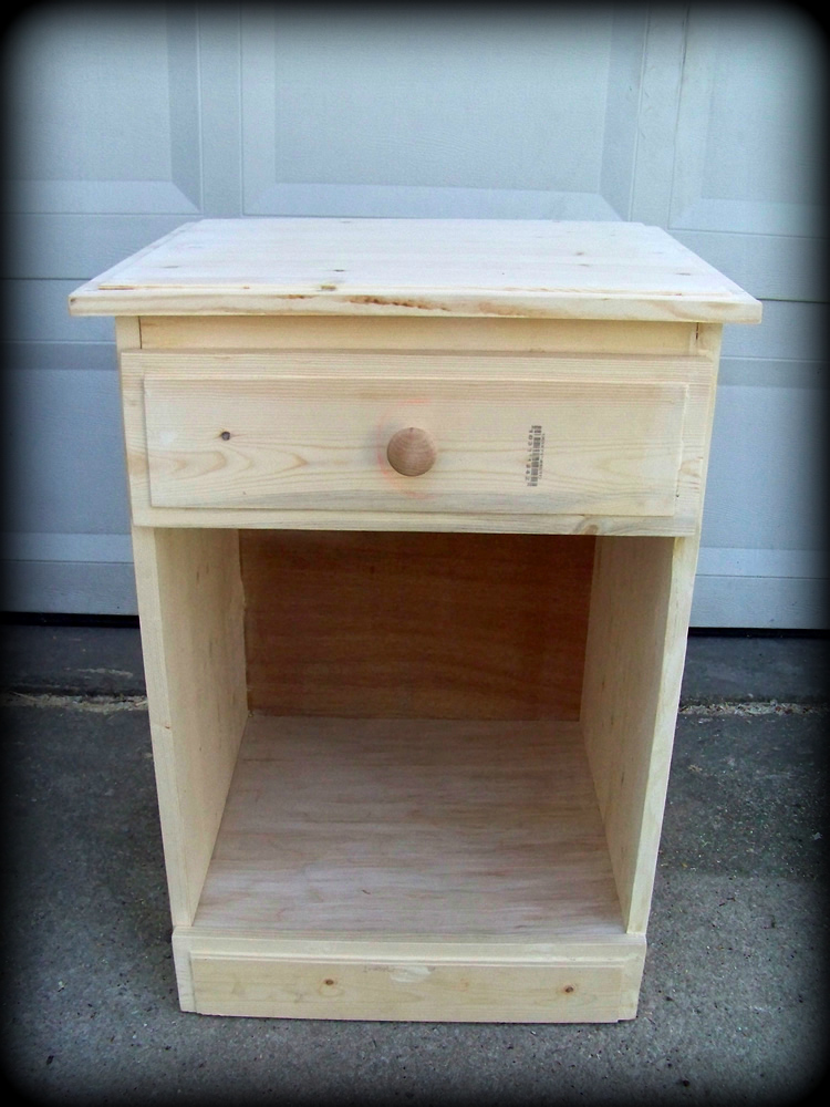 custom nightstand design for hand painted furniture