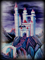 dream castle theme for hand painted furniture