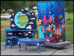 Hand Painted Furniture by the Reincarnations Studio