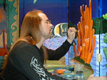 The artists of the Reincarnations Hand Painted Furniture Studio