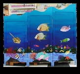Hand Painted Folding Screens gallery by the Reincarnations Hand Painted Furniture studio.